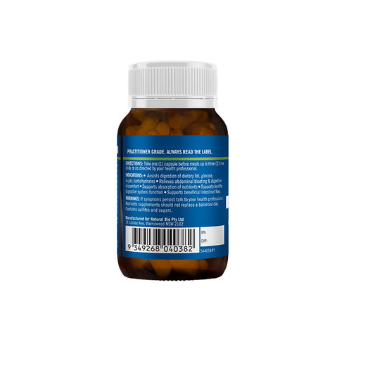 Bioglan Medlab EnBiotic Probiotics + Digestive Enzyme Support 60 Capsules