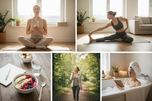 Daily wellness routine for busy mums