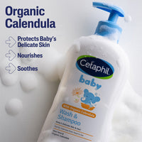 Cetaphil GentleWash & Shampoo with organic Calendulla