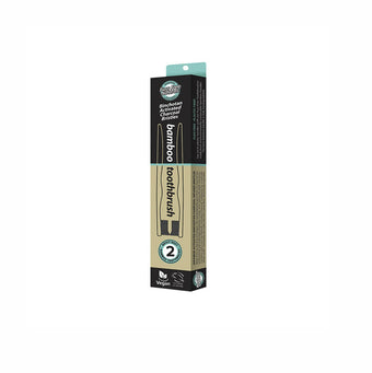 compare product Essenza fuss free Natural toothbrush with activated charcoal bristle soft - 2 Pack