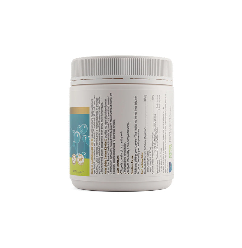 Herbs of Gold Calcium k2+vita d3