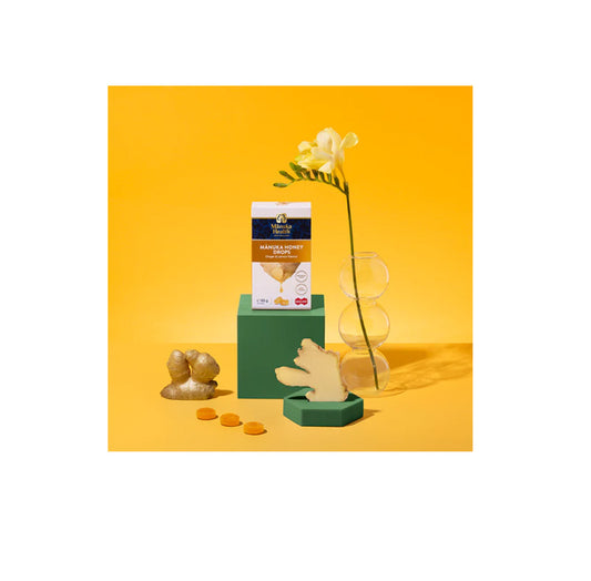 MANUKA HEALTH MANUKA HONEY DROPS GINGER AND LEMON - 15 Lozenges
