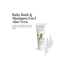 NATIVEBLISS AUSTRALIA Kidsbliss Baby Bath & Shampoo 2 in 1 Aloe Vera - 50ml