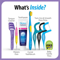 Piksters On The Go Essentials Oral Care Kit