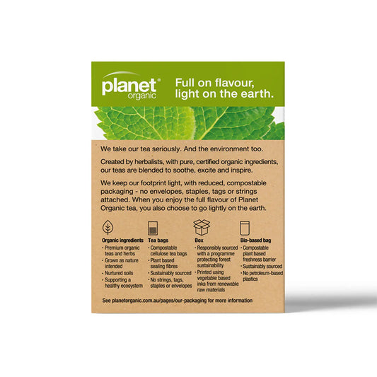 Planet Organic Herbal Tea Spearmint 25 Compostable Tea Bags (28g)