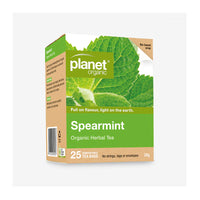 Planet Organic Herbal Tea Spearmint 25 Compostable Tea Bags (28g)