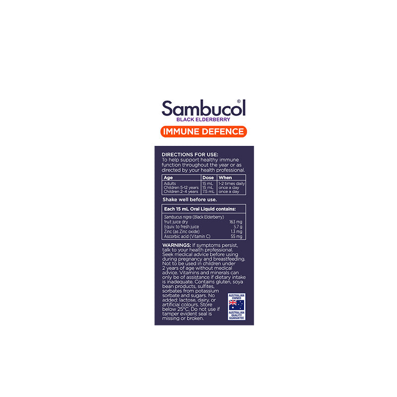 Sambucol immune defence 250ml