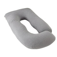 CARLA HOME U Shaped Pregnancy Pillow for Full Body Support Grey - Polyester - Full Body Pillow