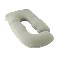 CARLA HOME U Shape Pregnancy Pillow Full Body Support - Green - Polyester - Full Body Pillow