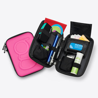 compare product Glucology Diabetes Travel Cases | Matte Pink, Classic