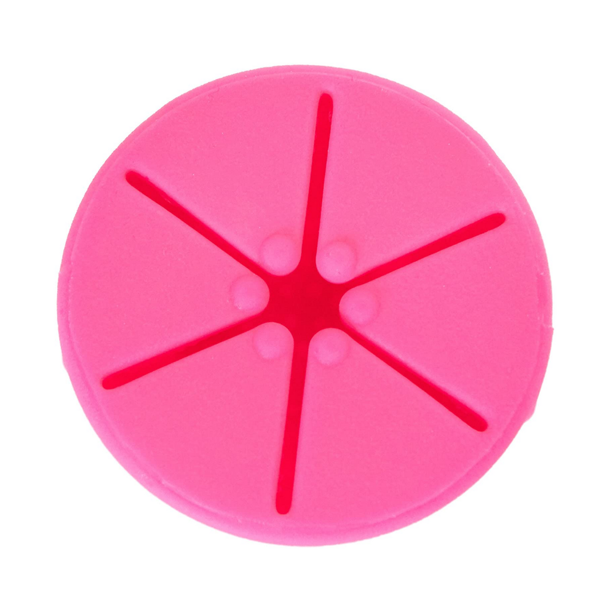 Tweexy Nail Polish Bottle Holder Washable Wearable Ring Silicone - Bonbon Pink