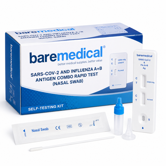 Combo RAT Nasal Swab Covid -19 FLU A/B