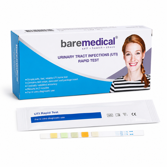 Urinary Tract Infection Test UTI self Testing Kit Baremedical 1pk